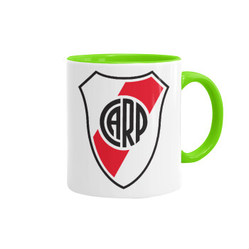 River Plate, Mug colored light green, ceramic, 330ml