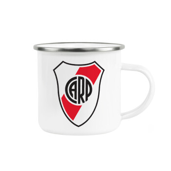 River Plate, Κούπα Μεταλλική εμαγιέ λευκη 360ml