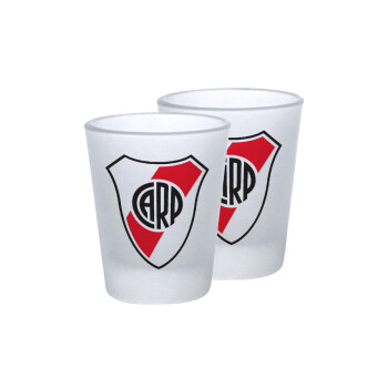 River Plate, Σφηνοπότηρα γυάλινα 45ml του πάγου (2 τεμάχια)