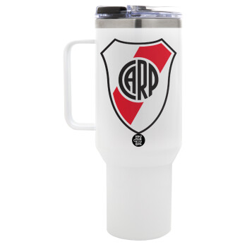 River Plate, Mega Stainless steel Tumbler with lid, double wall 1,2L