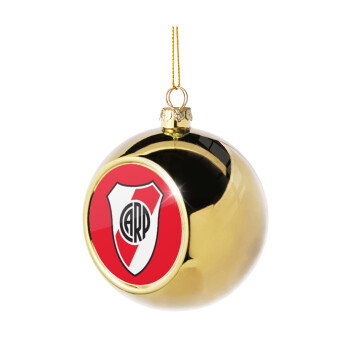 River Plate, Χριστουγεννιάτικη μπάλα δένδρου Χρυσή 8cm