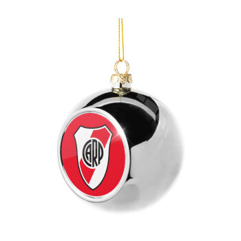 River Plate, Χριστουγεννιάτικη μπάλα δένδρου Ασημένια 8cm