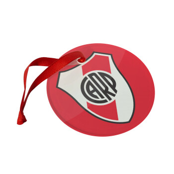 River Plate, Στολίδι Χριστουγεννιάτικο στολίδι γυάλινο 9cm