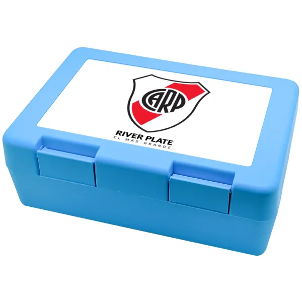 River Plate — Παιδικό δοχείο κολατσιού ΓΑΛΑΖΙΟ 185x128x65mm (BPA free πλαστικό)