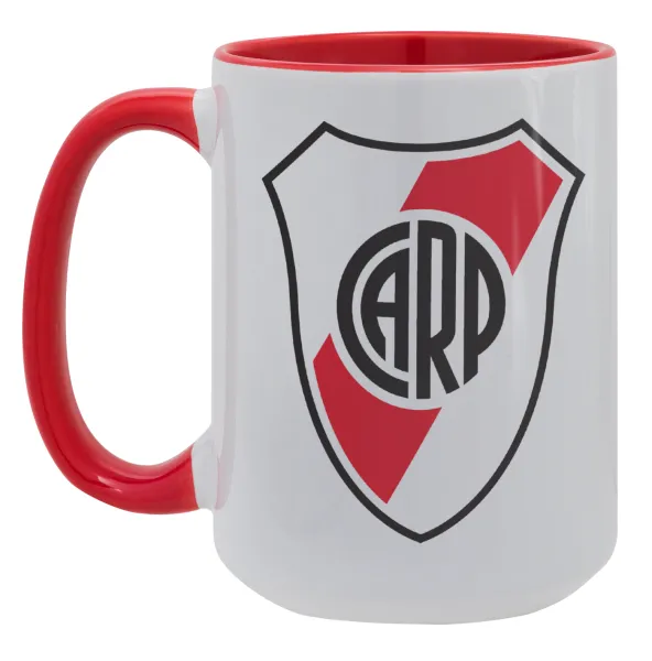 River Plate — Mega mug 15oz, red ceramic, 450ml