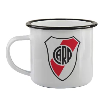 River Plate, Κούπα εμαγιέ με μαύρο χείλος 360ml