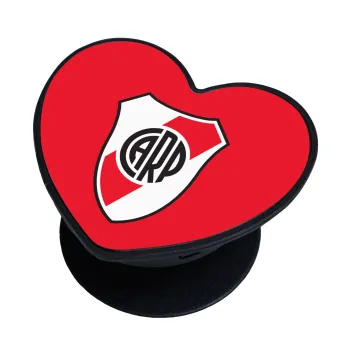 River Plate, Phone Holders Stand  καρδιά Μαύρο Βάση Στήριξης Κινητού στο Χέρι