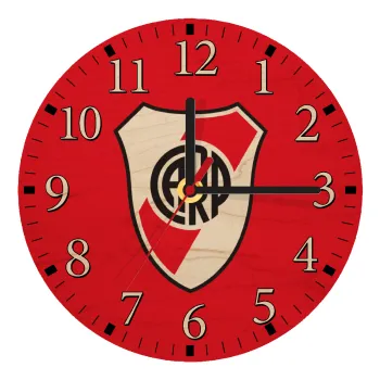 River Plate, Ρολόι τοίχου ξύλινο plywood (20cm)