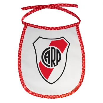 River Plate, Σαλιάρα μωρού αλέκιαστη με κορδόνι Κόκκινη