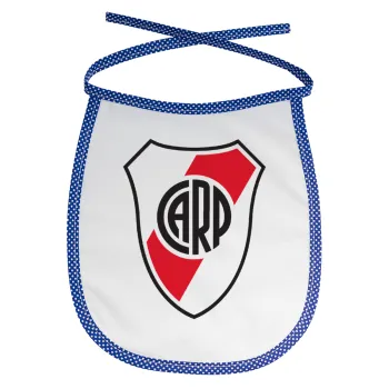 River Plate, Σαλιάρα μωρού αλέκιαστη με κορδόνι Μπλε