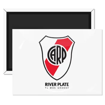 River Plate, Ορθογώνιο μαγνητάκι ψυγείου διάστασης 9x6cm