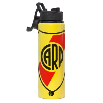 River Plate, Μεταλλικό παγούρι νερού με καπάκι ασφαλείας, αλουμινίου 850ml