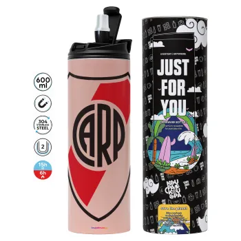 River Plate, Tumbler stainless steel PINK 600ml