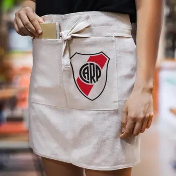 River Plate, Ποδιά Μέσης με διπλή τσέπη Barista/Bartender, Beige