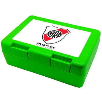 River Plate, Children's cookie container GREEN 185x128x65mm (BPA free plastic)