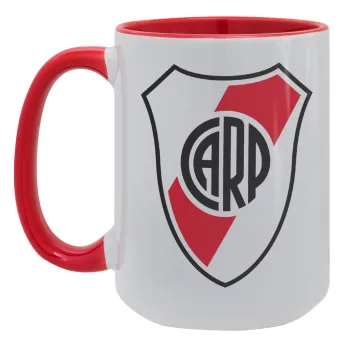 River Plate, Κούπα Mega 15oz, κεραμική Κόκκινη, 450ml