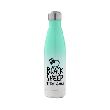 Black Sheep of the Family, Metal mug thermos Green/White (Stainless steel), double wall, 500ml