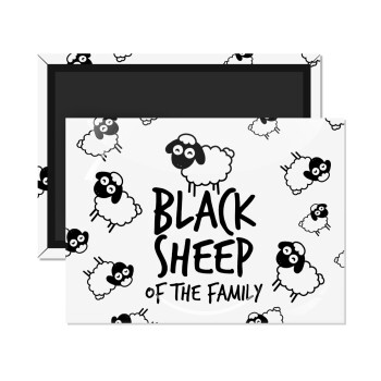 Black Sheep of the Family, Ορθογώνιο μαγνητάκι ψυγείου διάστασης 9x6cm