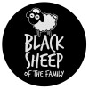 Black Sheep of the Family, Mousepad Στρογγυλό 20cm