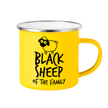 Black Sheep of the Family, Κούπα Μεταλλική εμαγιέ Κίτρινη 360ml