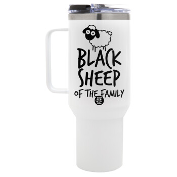 Black Sheep of the Family, Mega Stainless steel Tumbler with lid, double wall 1,2L