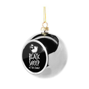 Black Sheep of the Family, Χριστουγεννιάτικη μπάλα δένδρου Ασημένια 8cm