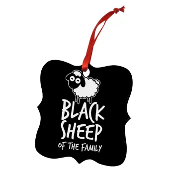 Black Sheep of the Family, Στολίδι Χριστουγεννιάτικο στολίδι polygon ξύλινο 7.5cm
