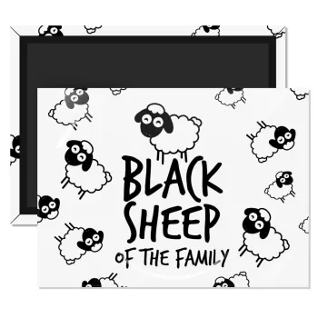 Black Sheep of the Family, Ορθογώνιο μαγνητάκι ψυγείου διάστασης 9x6cm