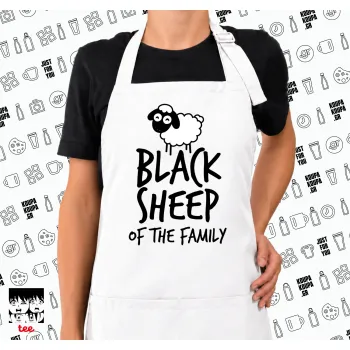 Black Sheep of the Family, Ποδιά μακριά Σεφ ολόσωμη με τσέπες white (ΕΝΗΛΙΚΩΝ)