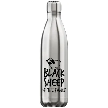 Black Sheep of the Family, Μεταλλικό παγούρι θερμός Inox (Stainless steel), διπλού τοιχώματος, 750ml