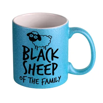 Black Sheep of the Family, Κούπα Σιέλ Glitter που γυαλίζει, κεραμική, 330ml