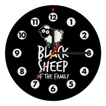 Black Sheep of the Family, Wooden wall clock (20cm)