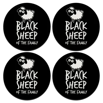 Black Sheep of the Family, ΣΕΤ 4 Σουβέρ ξύλινα στρογγυλά (9cm)