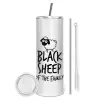 Tumbler stainless steel 600ml, with metal straw & cleaning brush