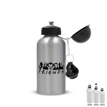 Halloween Friends, Metallic water jug, Silver, aluminum 500ml