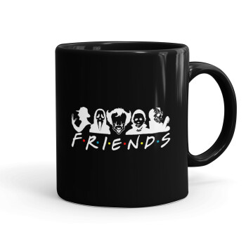Halloween Friends, Mug black, ceramic, 330ml