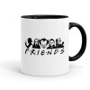 Halloween Friends, Mug colored black, ceramic, 330ml