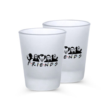 Halloween Friends, Σφηνοπότηρα γυάλινα 45ml του πάγου (2 τεμάχια)