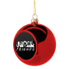 Christmas tree ball Red 8cm