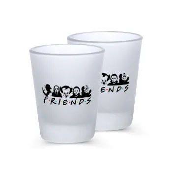 Halloween Friends, Σφηνοπότηρα γυάλινα 45ml του πάγου (2 τεμάχια)