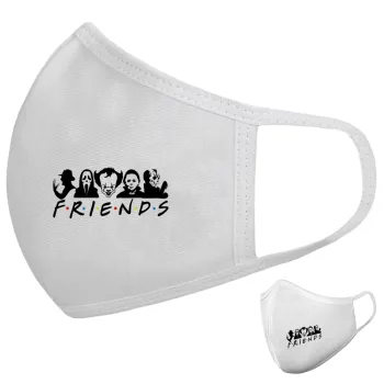 Halloween Friends, Μάσκα υφασμάτινη υψηλής άνεσης παιδική (Δώρο πλαστική θήκη)
