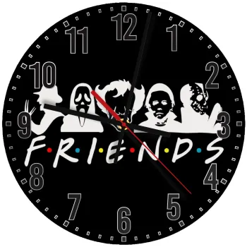 Halloween Friends, Ρολόι τοίχου ξύλινο (30cm)