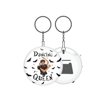 Wednesday Addams Dance, Μπρελόκ μεταλλικό 5cm με ανοιχτήρι