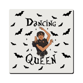 Wednesday Addams Dance, Τετράγωνο μαγνητάκι ξύλινο 6x6cm