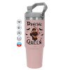 Pink color, 890ml (30oz) stainless Steel Tumbler with Handle