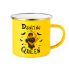 Yellow Enamel Metallic Cup 360ml