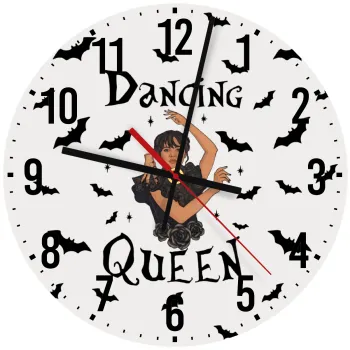 Wednesday Addams Dance, Ρολόι τοίχου ξύλινο (30cm)