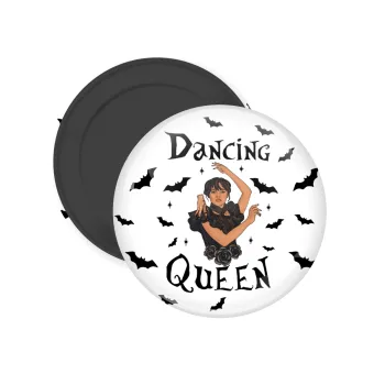 Wednesday Addams Dance, Μαγνητάκι ψυγείου στρογγυλό διάστασης 5cm