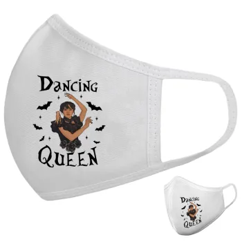 Wednesday Addams Dance, Μάσκα υφασμάτινη υψηλής άνεσης παιδική (Δώρο πλαστική θήκη)