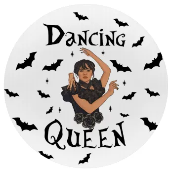 Wednesday Addams Dance, Mousepad Στρογγυλό 20cm